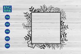 Free Free 181 Square Flower Frame Svg SVG PNG EPS DXF File