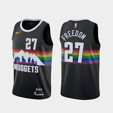 He has a total of 38 badges. Jamal Murray Nuggets Freedom Jersey City Www Cfjersey Store