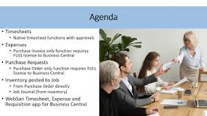 The owner can enter time usage on a time sheet and submit it for approval. Microsoft Dynamics 365 Business Central Jobs 104 Timesheets Expenses And Requisitions Youtube