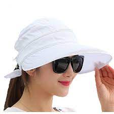 Womens Big Wide Brim Sun Hat Uv Protection Sun Visor Hat Lightweight Golf Folding Hat White Want To Know More Cli Wide Brim Sun Hat Sun Visor Hat Visor Hats