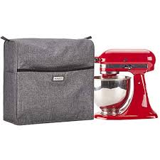 Kitchenaid stand mixer cover with accessory pockets. Homest Stand Mixer Dust Cover For Kitchenaid Mixer Fits All Tilt Head 4 5 5 Quart Multi Pockets For Various Kitchen Appliance Accessories Grey Pricepulse