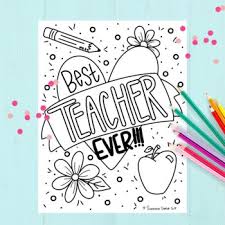 Learn from professional teachers and put a bit of your. Teacher Coloring Pages Worksheets Teaching Resources Tpt