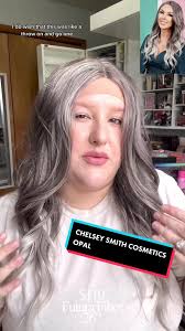 OMG Opal from @chelseysmithcosmetics is the perfect coloring….if you have  any wig tips or thoughts