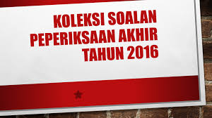 Tahap soalan mudah dan mempunyai soalan kbat serta merangkumi soalan subjektif dan objektif. Soalan Peperiksaan Akhir Tahun Darjah 1 Bahan Sekolah Rendah