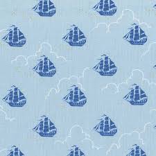 Peter Pan Jolly Roger In Cloud Blue By Sarah Jane For Michael Miller Fabrics Peter Pan Fabric Pirate Ship Fa Michael Miller Fabric Jolly Roger Jane And Michael