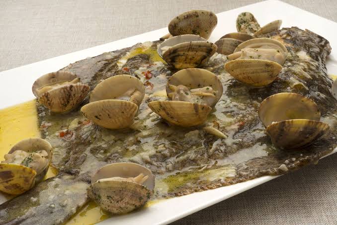 Turbot with Clams