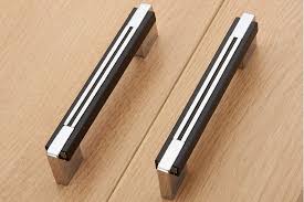 Pull handles, plates & signs. Black Wardrobe Door Handles Novocom Top