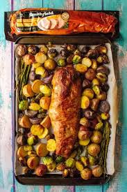 From the world famous smithfield smoked ham to bacon, fresh pork and ground pork, marinated pork and anytime favorites, smithfield has the tastiest, highest quality pork around. Easy Sheet Pan Pork Tenderloin Dinner A Wicked Whisk