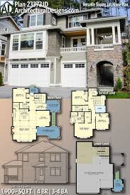 3 story house plans 3 story house plans with basement affordable home designs bonus space floor plans covered porch house plans garage detach house plans garage rear house plans garage side house plans garage under house plans great room floor plans luxury home designs master bedroom main floor narrow lot house plans sloping lot (down hill) plans Plan 23373jd Versatile Sloping Lot House Plan Sloping Lot House Plan House Blueprints Dream House Plans