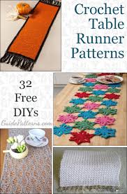 The stitcher counts the threads on a piece of evenweave fabric (such as linen) in each direction so that the stitches are of uniform size and appearance. 32 Free Crochet Table Runner Patterns Guide Patterns