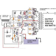Electronic Circuit Projects How To Build A 400 Watt High Power Inverter Circuit With Bui Electronic Circuit Design Electronic Circuit Projects Power Inverters