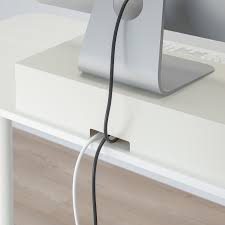 Laptop stand with drawer white. Elloven Monitor Stand With Drawer White Ikea