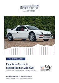 Vehicles are sold quickly with little hassle. Race Retro Classic Competition Car Sale 21st 23rd February 2020 By Silverstone Auctions Issuu