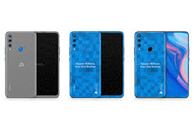 Huawei Y9 Prime 2019 Psd Skin Mockup Template In 2020 Mockup Template Mockup Mockup Design