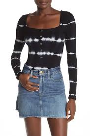 Tie Dye Long Sleeve Bodysuit