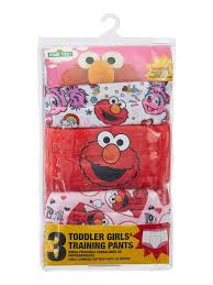 Elmo Potty Training Pants Underwear 3 Pack Toddler Girls