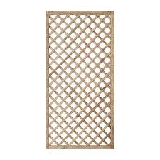 Pannelli in legno scopri il catalogo di prodotti leroy merlin per la tua casa. Pannello Grigliato 90x180 Cm Impregnato Verde Avvitato Maglia A Rombo 6x6 Cm Bricoman