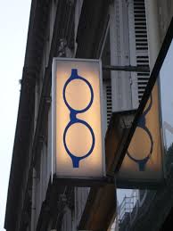 Mustard Yellow Shoes Shop Signage Eyewear Store Design Retail Signage