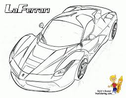 Among them there are simple coloring pages for preschoolers and more difficult pictures for older kids and adults. Topic For Ferrari Pictures To Colour Ferrari Laferrari Coloring Page Letmecolor Pictures To Colour Heart Pounding Cars Free Boys Cityconnectapps