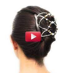 Hair Clip For Any Occasion Gold Crystals Magic Hair Clip Lightweight Hold Any Hair Type Fancy Magic Hair Hair Clips Hair Type