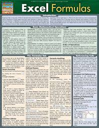 Quickstudy Ms Excel Formulas Laminated Reference Guide Excel Formula Microsoft Excel Excel Shortcuts