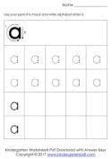 Cursive writing a to z capital and small letters, we share with you these beautiful cursive alphabet worksheets, practice the. Kindergarten Tracing Alphabet Letters Worksheets Pdf