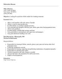 Dishwasher Job Resume Example Latest Resume Format Job Resume Examples Resume Examples Job Resume