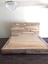Reclaimed Wood Platform Bed In Natural Base Twin Full Queen Etsy In 2021 Wood Platform Bed Diy Platform Bed Pallet Furniture