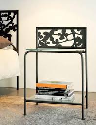 Shop for metal nightstand at bed bath & beyond. Modern Metal Nightstand With Glass Shelves Idfdesign