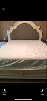 King upholstered headboard, king panel footboard and king rails. Magnolia Manor King Upholstered Bed Walmart Com Walmart Com