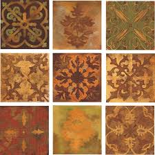 mosaic tuscan tile set, decorative