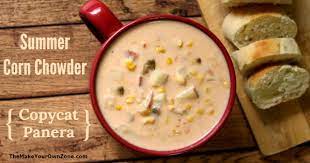Enjoy panera bread's popular seasonal dish with our copycat summer corn chowder recipe. Summer Corn Chowder Copycat Panera The Make Your Own Zone