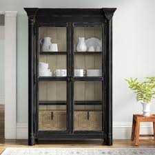 Transitional curio cabinets country style curio cabinets rustic curio cabinets traditional curio cabinets cottage style curio cabinets farmhouse cabinets with glass doors farmhouse cupboards. Farmhouse Rustic Cabinets China Cabinets Birch Lane