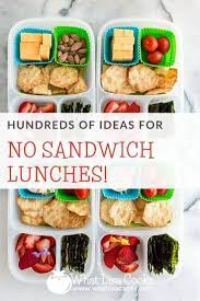 Ideas For Lunches Without Sandwiches From Whatlisacooks Com Non Sandwich Lunches Lunches Withou Non Sandwich Lunches Low Calorie Lunches Gluten Free Snacks