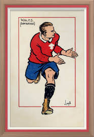 Vintage Wales International Rugby Poster One For The Welsh Rugby Supporter Historian Printed On Archival Heavyweight Paper Rugby Poster Rugby Rugby Vintage