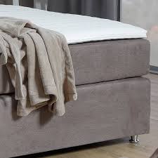 Auch topper für ihr boxspringbett gibt es je nach härtegrad, atmungsaktivität und wärmegrad in unterschiedlichen ausführungen. Boxspringbett Lomadox Modell 6 Microfaser Bezug Inkl 7 Zonen Taschen