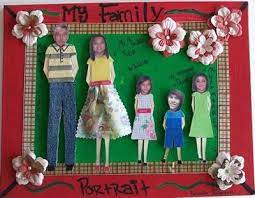 Pin By Sandrine Beddou On 3 Week 1 Celebrate Your Name Week Family Collage Family Members Activities My Family Crafts