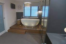 Last updated on july 18, 2021 by admin. Free Standing Bathtub Installed In Large Attached Dressing Room The Block Sky High Alisa Lyssandra Bedroom With Bath House Bathroom Free Standing Bath Tub