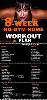 8 Week Workout Plan To Lose Weight Fast At Home With No Gym At Home Workout Plan Weekly Workout Plans 8 Week Workout Plan
