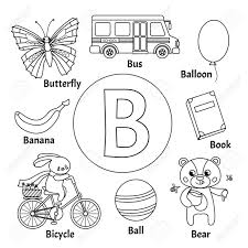 English alphabet for coloring decorated with little stars. Coloring Pages For Adults Letter B Coloring Pages For Kids