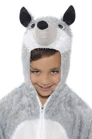 Smiffys Wolf Costume, Small with Hooded Jumpsuit, Children's Animal Fancy  Dress, Werewolf Dress Up Costumes : Buy Online at Best Price in KSA