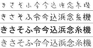 A font is a design for a set of characters. æ—¥æœ¬èªžè³‡æº Nihongoresources Com