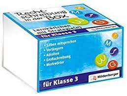 rechtschreibung in der box lernkartchen mit strategie n klasse 3 rechtschreibtraining rechtschreibung erste klasse