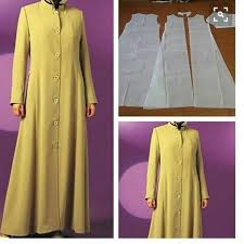 Gamis Kancing Dress Sewing Patterns Abaya Pattern Clothing Patterns