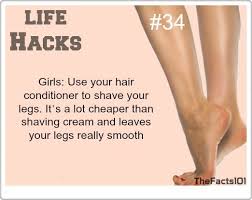 Ladies Use Hair Conditioner Instead Of Shaving Cream Cheaper And Leaves Leg Smoother Shaving Legs Tips Shaving Legs Shaving Tips