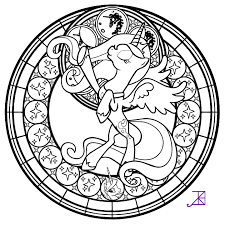 Lunastainedglass Thelineart By Akili Amethyst Deviantart Com On Deviantart Horse Coloring Pages My Little Pony Coloring Coloring Pages