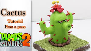 Tiene todo lo que buscas en una planta pero sin la parte engorrosa de cuidarla. Plantas Vs Zombies Como Hacer El Cactus De Plastilina How To Make A Cactus Of Clay Youtube