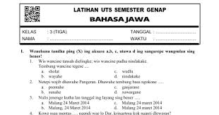 Berikut ini merupakan contoh soal tema kelas 5 semester 1 dan kunci jawaban. Kunci Jawaban Soal Uts Bahasa Sunda Kelas 6 Dunia Sekolah