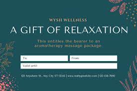 No matter what the occasion, a massage envy gift card. Free Custom Printable Massage Gift Certificate Templates Canva