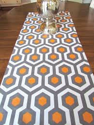 Fall Table Runner 12 X 60 Orange Table By Simplytablerunners Modern Table Runners Fall Table Runners Table Runners Wedding
